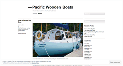 Desktop Screenshot of pacificwoodenboats.com