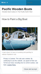 Mobile Screenshot of pacificwoodenboats.com