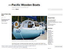 Tablet Screenshot of pacificwoodenboats.com